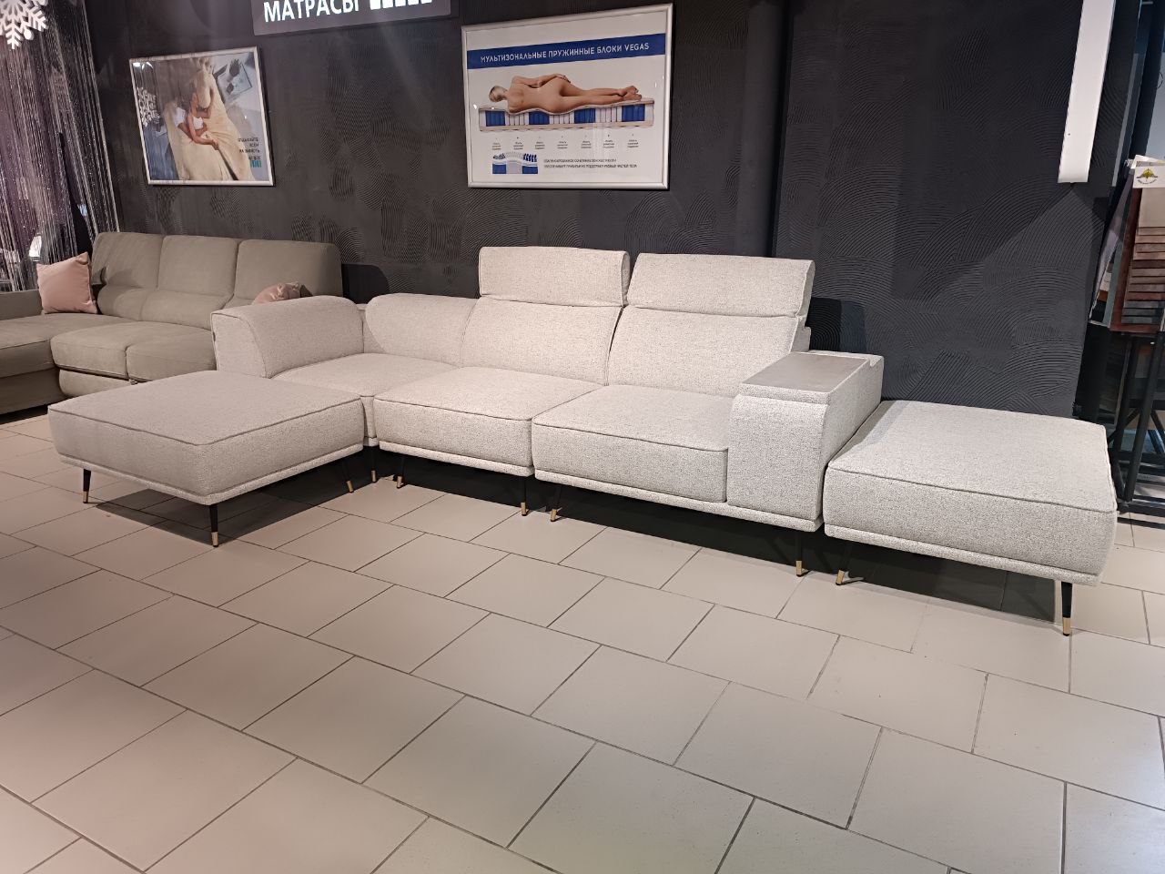 Диваны Браво де Люкс в наличии. г.Гомель ТЦ Мебельный квартал Д 4126 Лаура 1(белкрафт)
