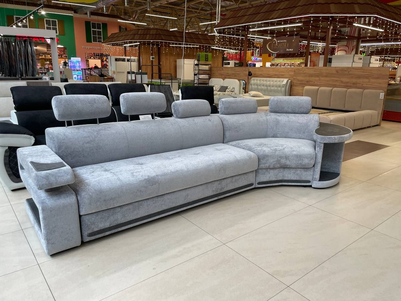Диваны Марсель Люкс в наличии. Минский р-н ТЦ Сеница Д 4327  Бьянко сильвер