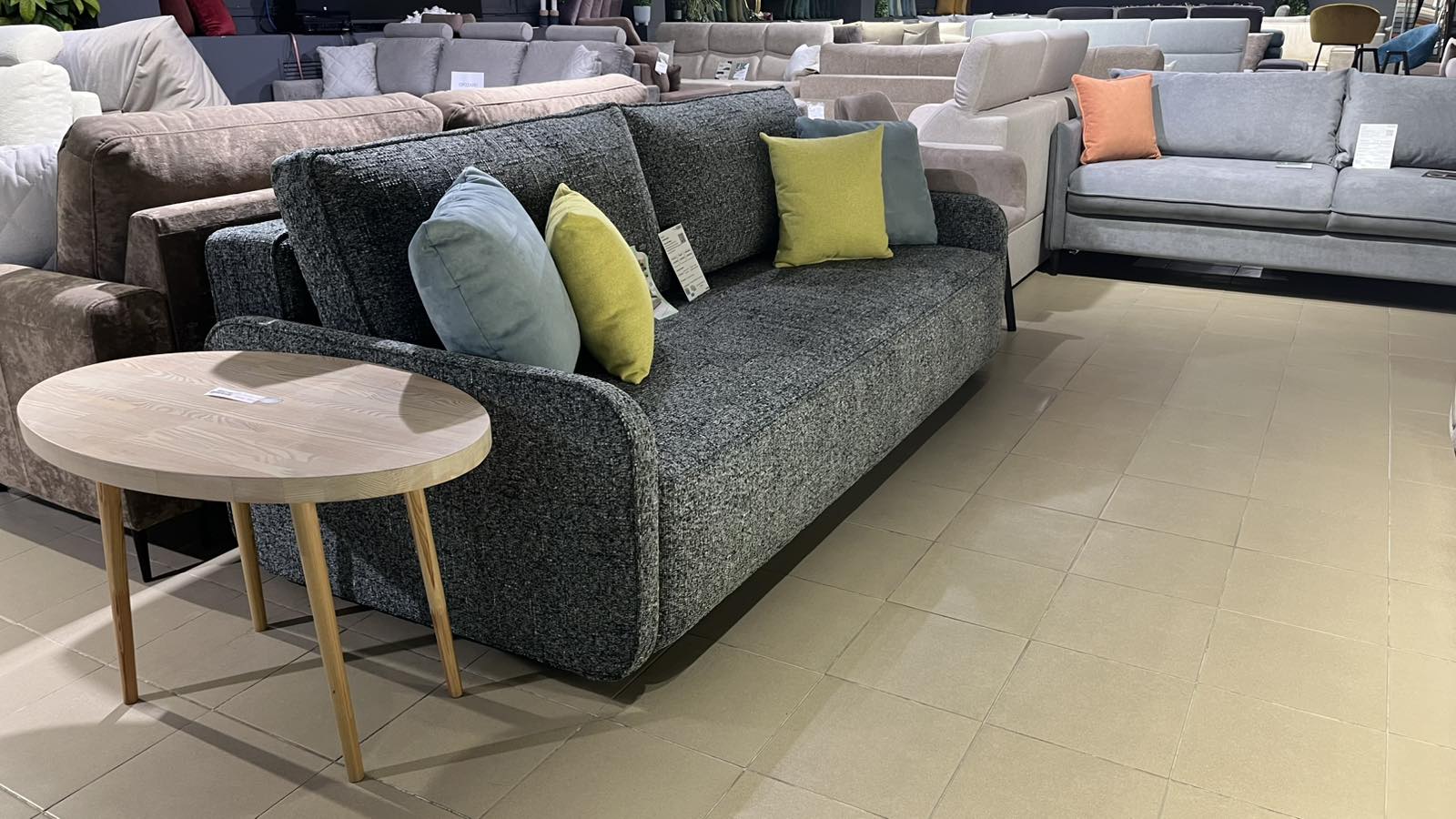 Диваны Колизей уют в наличии. Витебск   Все диваны  П.Бровки Д3205 Мальта бриз/мираж 21   3-200  подлокотники 7 см (нов)