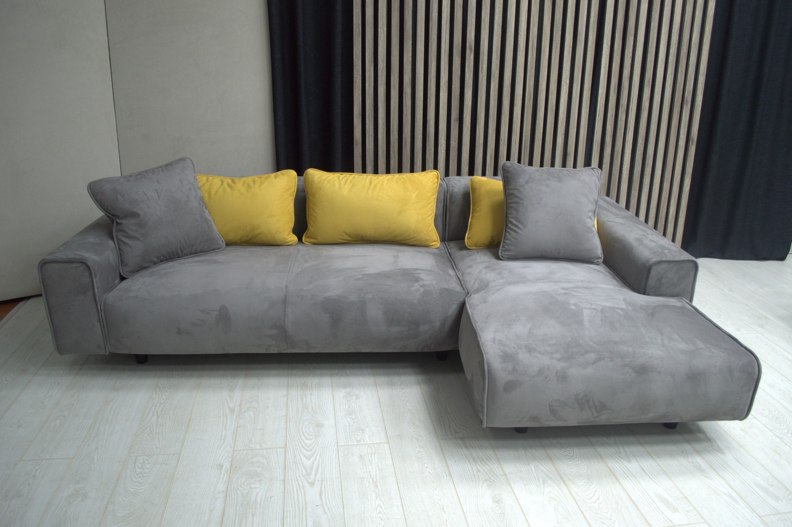 Диваны Колизей Плюс в наличии. Склад С 6067 Посейдон графит(возв)