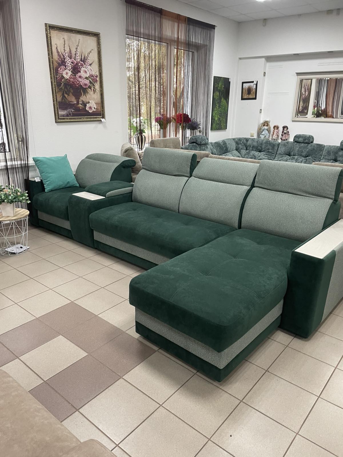 Диваны Браво уют в наличии. Белмурторг  Д 268 Феллини 11/Баббл 8 минт Новый крой №5 (оплат) 2-140 дельфин