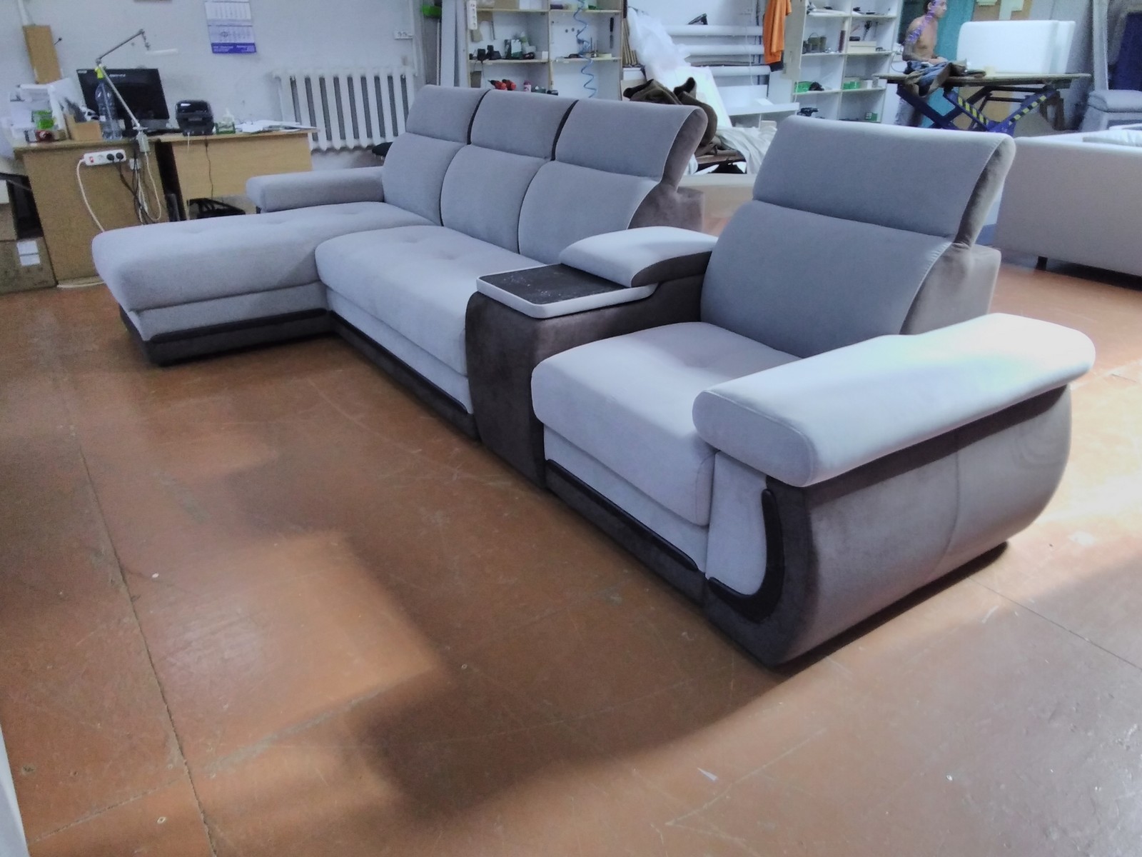 Диваны Браво люкс в наличии. Склад Д 394 зенит 26/эльза 18 (Бобр)